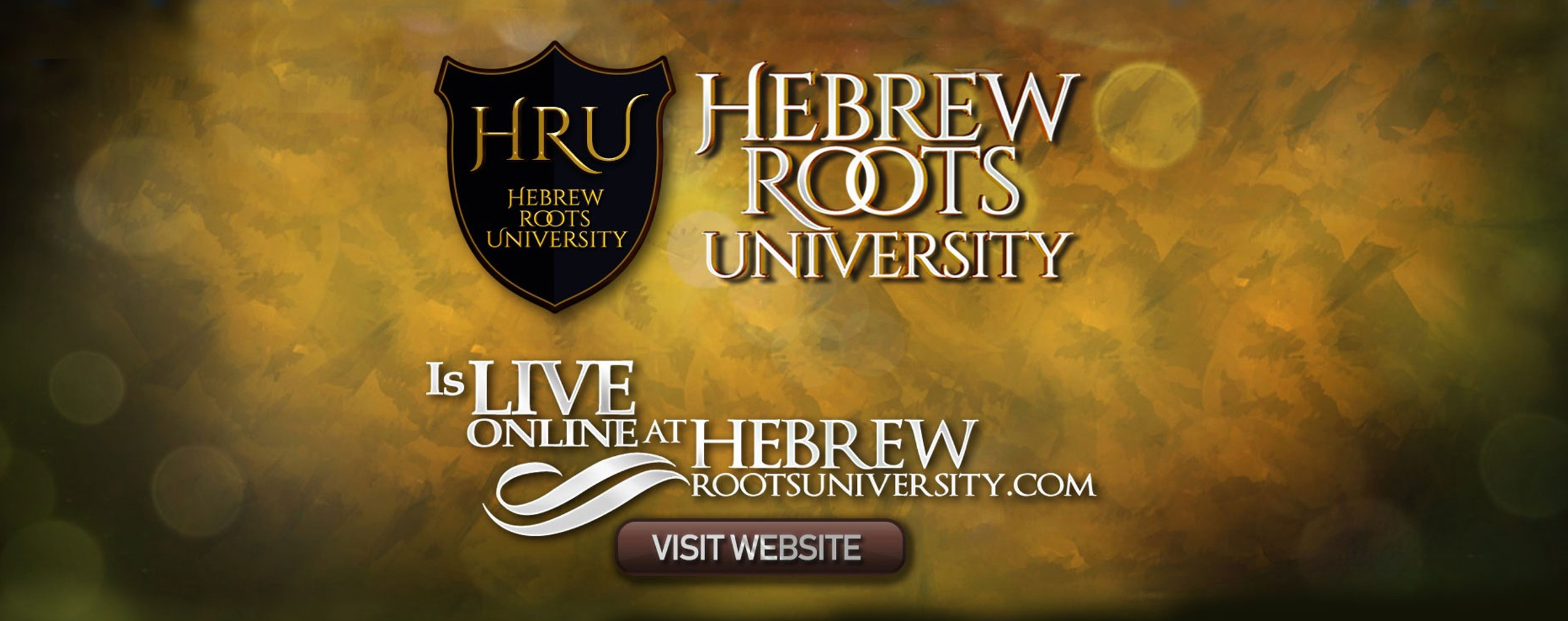 Hebrew roots university Arthur Bailey banner